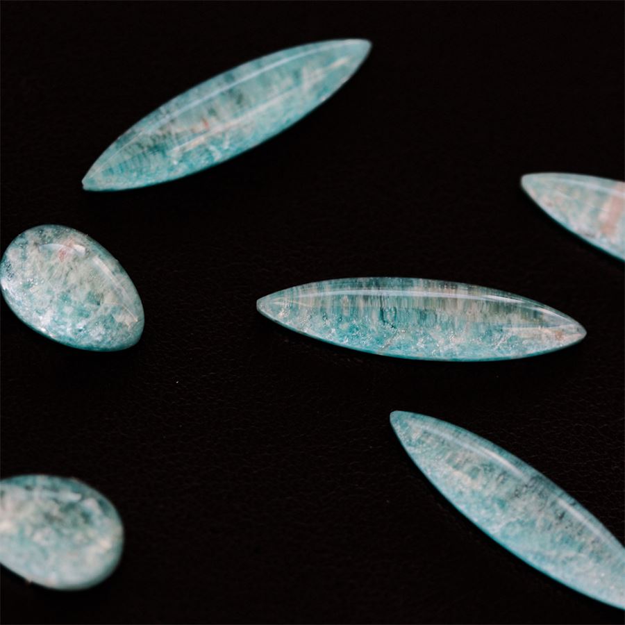 Anello Navetta con amazzonite AURUM | AN1 NAV ARGAMAZZONITE